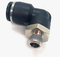 Conector codo de 90° NPT 1/8 para tubo de 10 mm