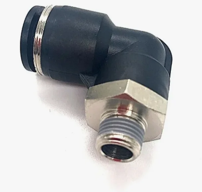 Conector codo de 90° NPT 1/8 para tubo de 10 mm