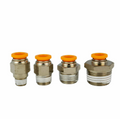 Conector recto neumático NPT 1/8 para tubo de 8 mm