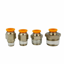Conector recto neumático NPT 1/8 para tubo de 10 mm