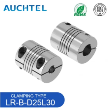 Acoples flexibles de aluminio con fijación por abrazadera D25-L30