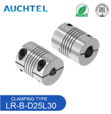 Acoples flexibles de aluminio con fijación por abrazadera D25-L30
